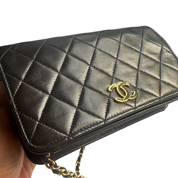 CHANEL Full Flap Quilted Classic Handbag vintage authentic - Picture 2 of 16